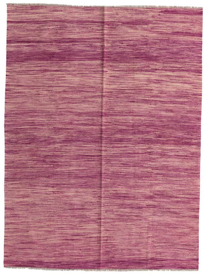 Detail image of 5' x 6' 6 Hand Woven Kilim Modern Wool Rug