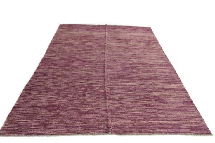 Detail image of 5' 7 x 8' Hand Woven Kilim Modern Wool Rug