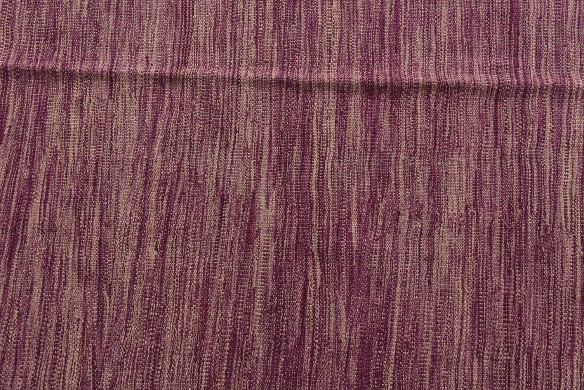 5' 7 x 8' Hand Woven Kilim Modern Wool Rug