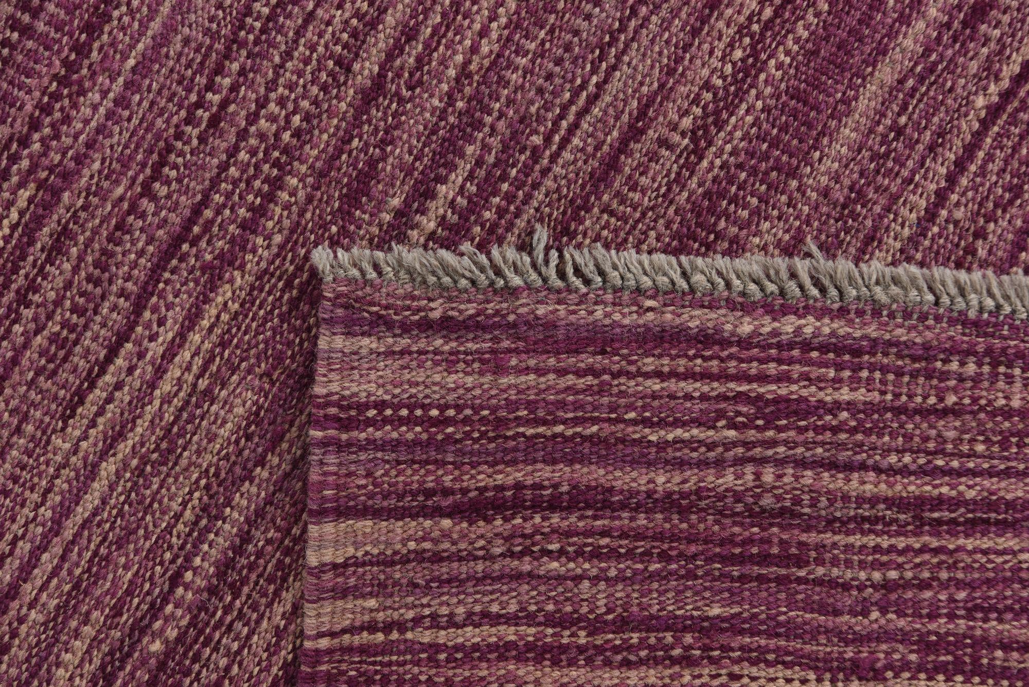 5' 7 x 8' Hand Woven Kilim Modern Wool Rug