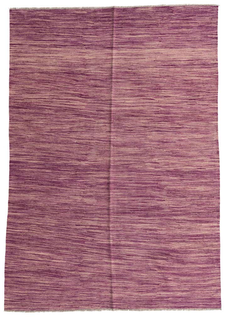 5' 7 x 8' Hand Woven Kilim Modern Wool Rug