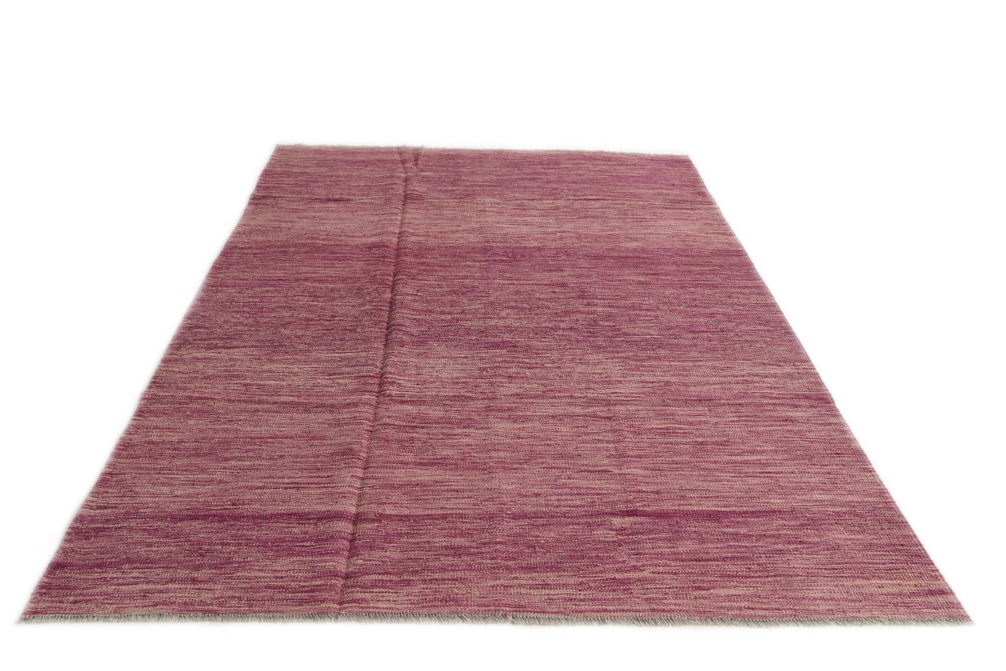 5' 5 x 7' 8 Hand Woven Kilim Modern Wool Rug