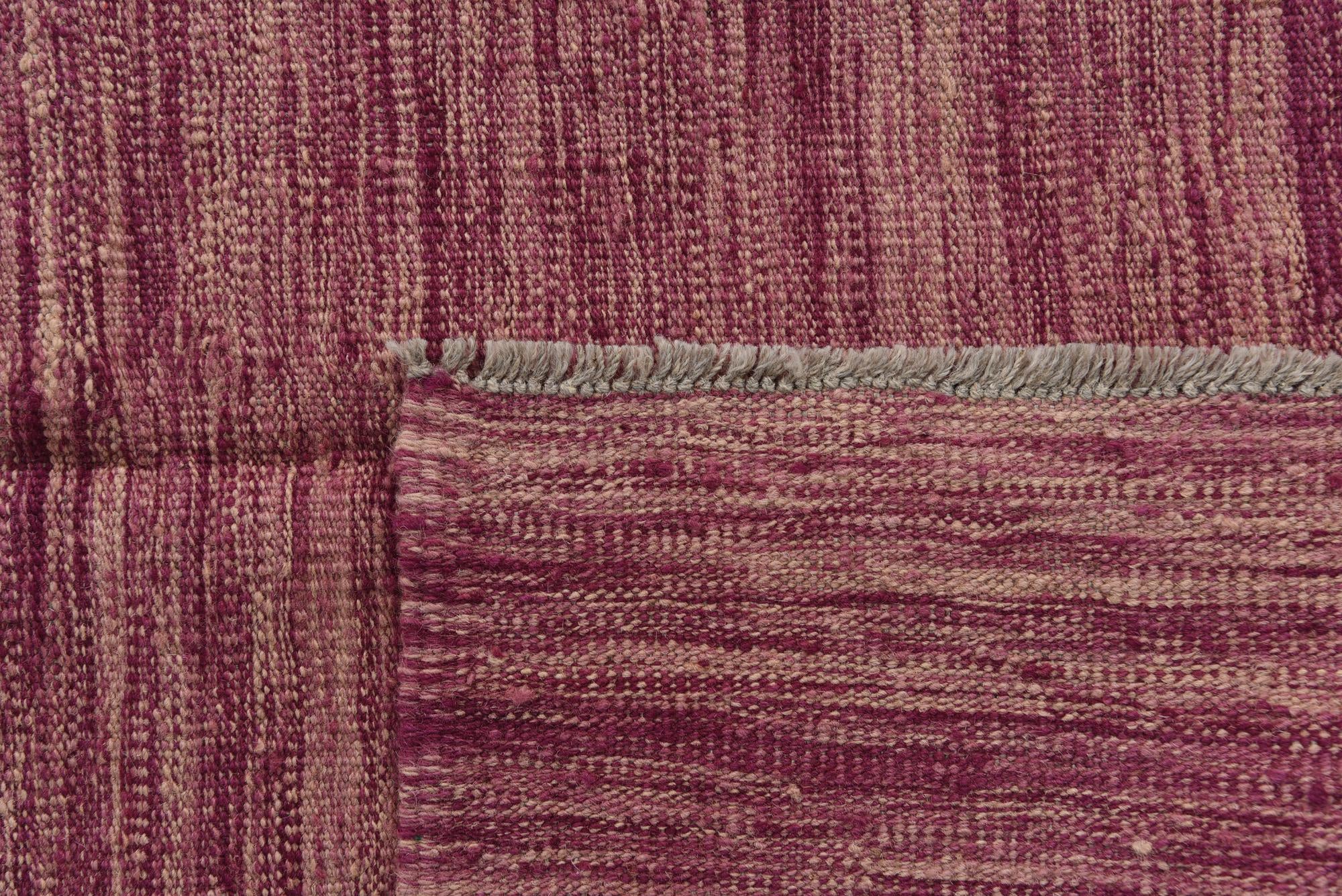 5' 5 x 7' 8 Hand Woven Kilim Modern Wool Rug