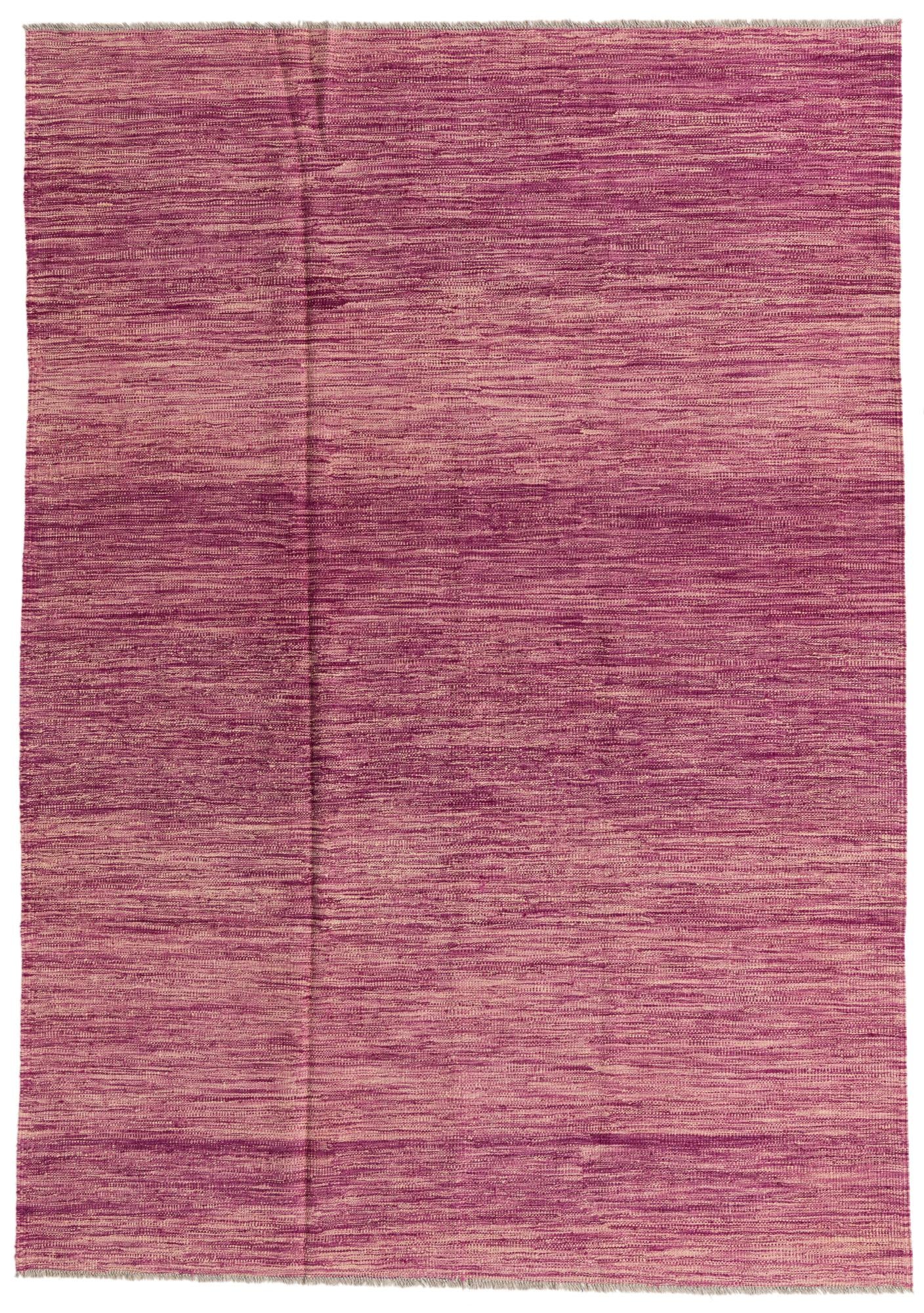 5' 5 x 7' 8 Hand Woven Kilim Modern Wool Rug