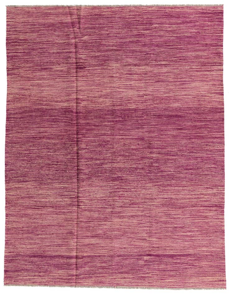 Detail image of 5' 5 x 7' 8 Hand Woven Kilim Modern Wool Rug