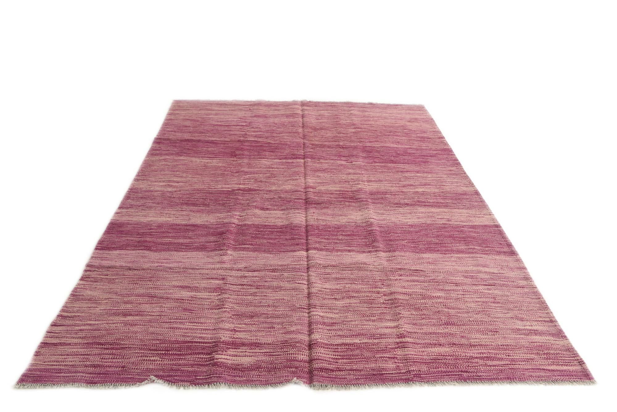 5' 6 x 7' 10 Hand Woven Kilim Modern Wool Rug