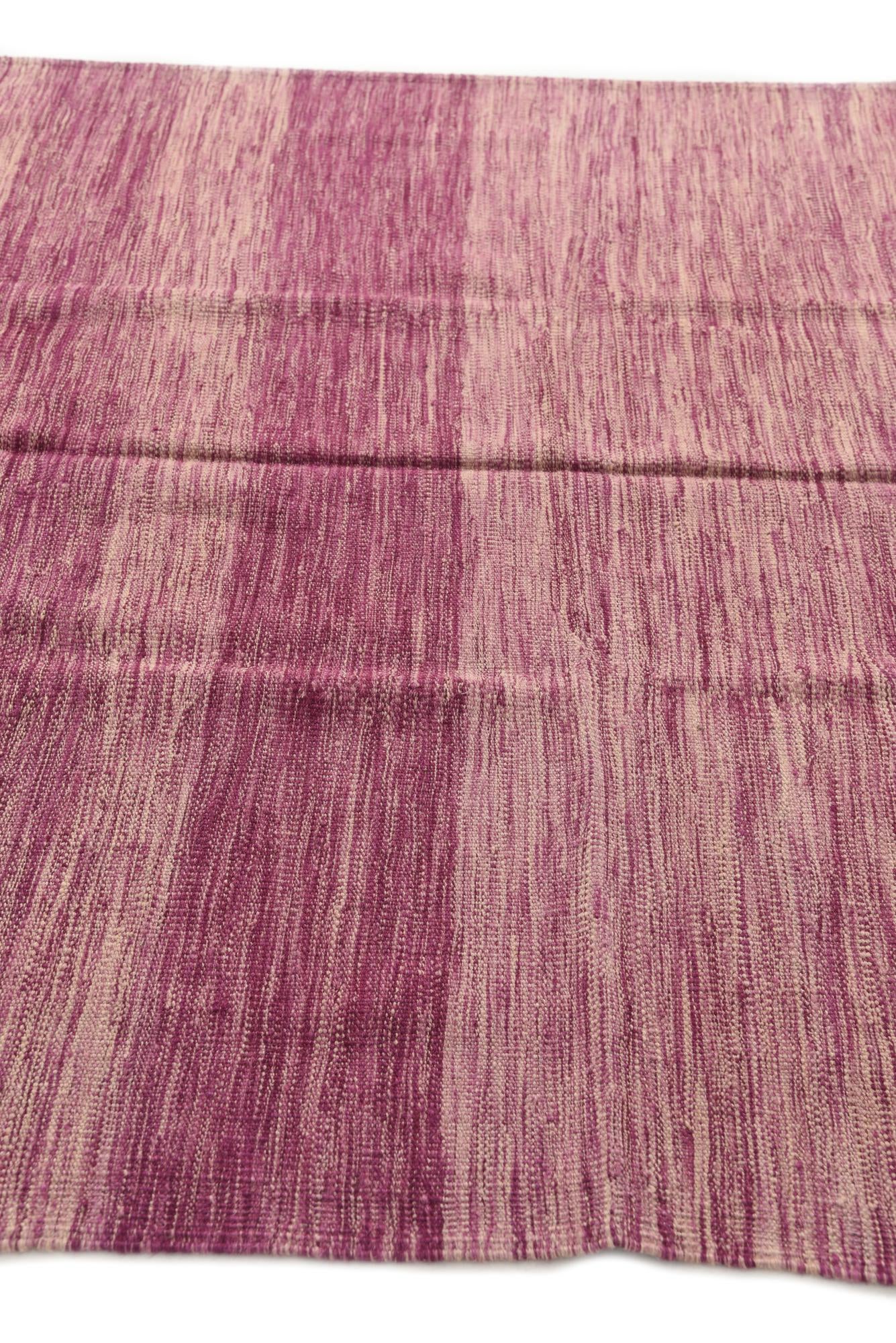 5' 6 x 7' 10 Hand Woven Kilim Modern Wool Rug