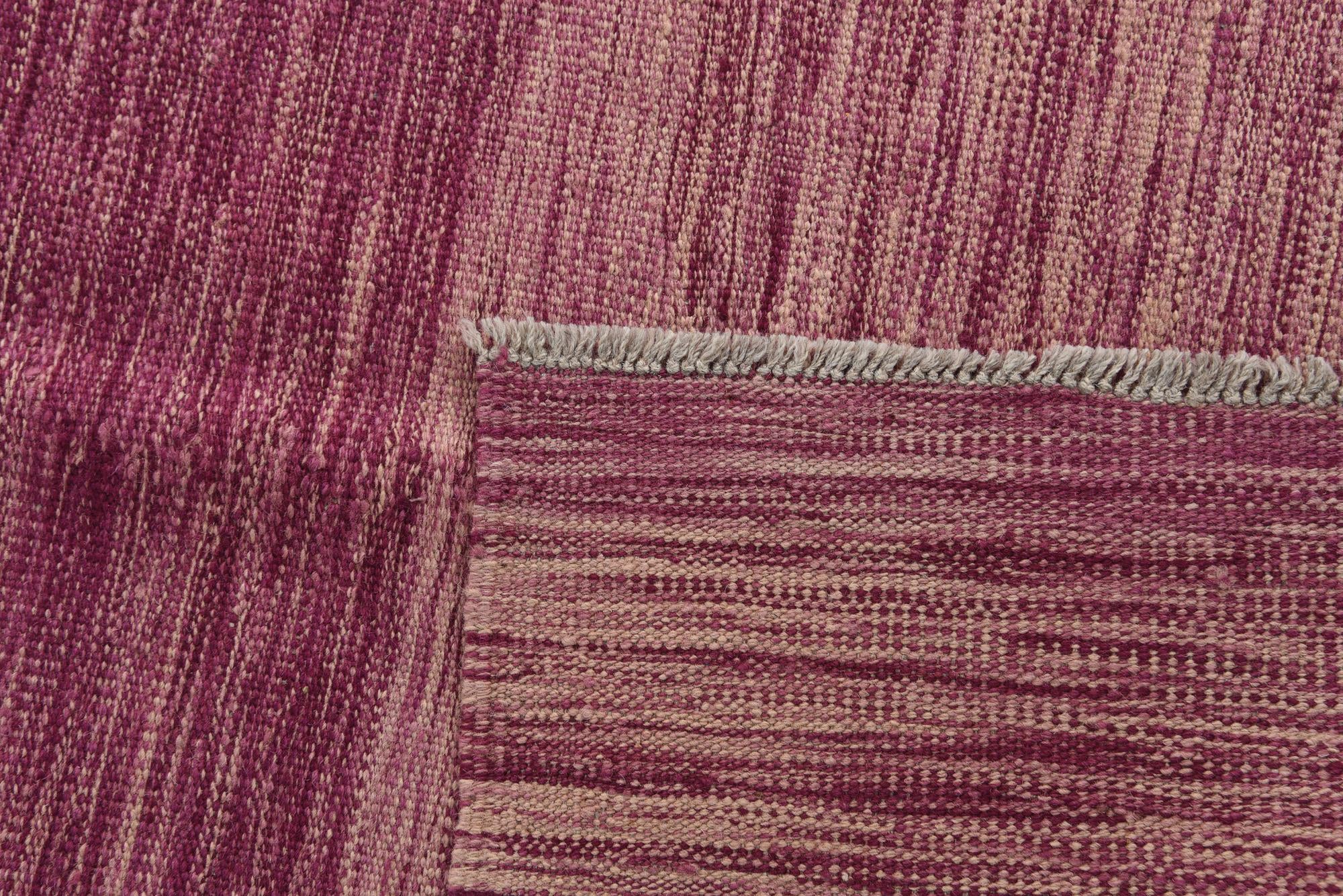 5' 6 x 7' 10 Hand Woven Kilim Modern Wool Rug