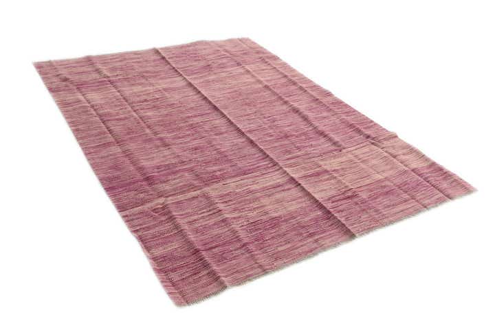 5' x 6' 7 Hand Woven Kilim Modern Wool Rug