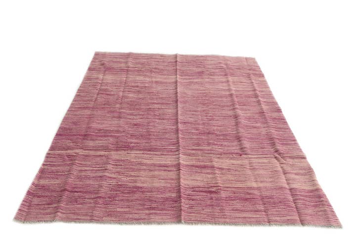 Detail image of 5' x 6' 7 Hand Woven Kilim Modern Wool Rug