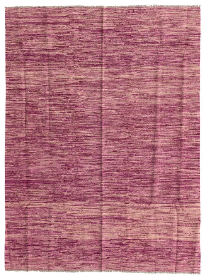 Detail image of 5' x 6' 7 Hand Woven Kilim Modern Wool Rug