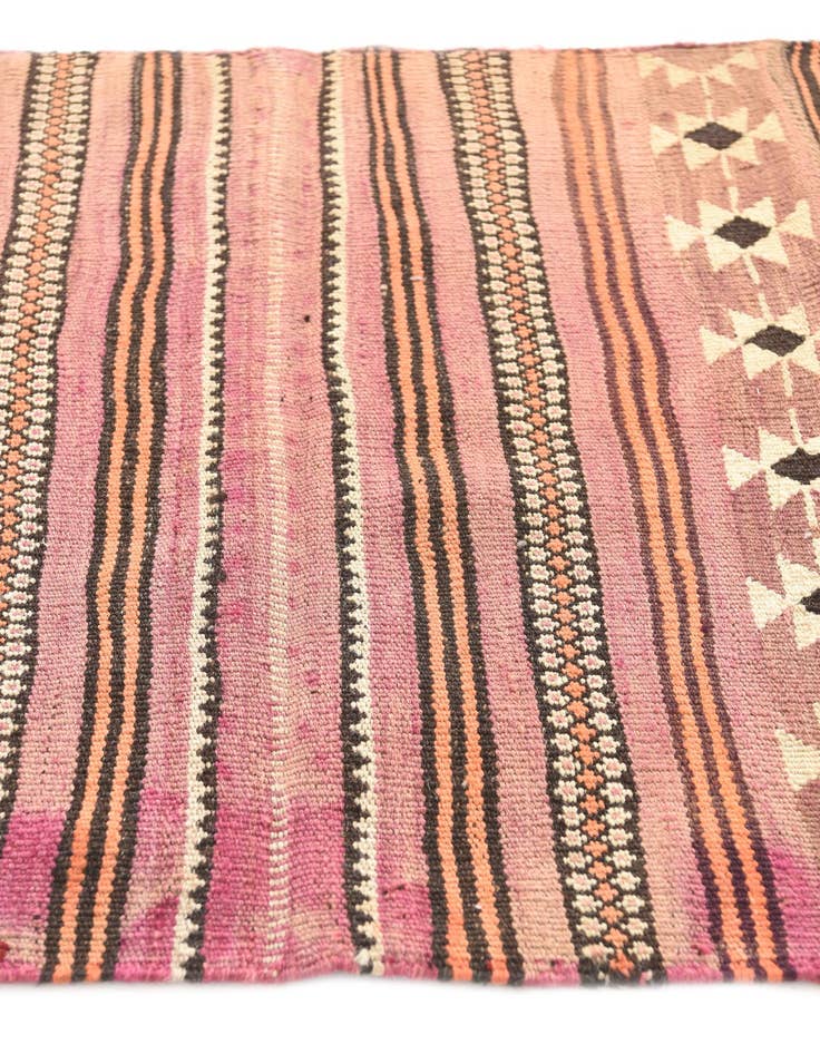 Detail image of 3' 2 x 4' 9  Hand Woven Kilim Modern Wool Rug