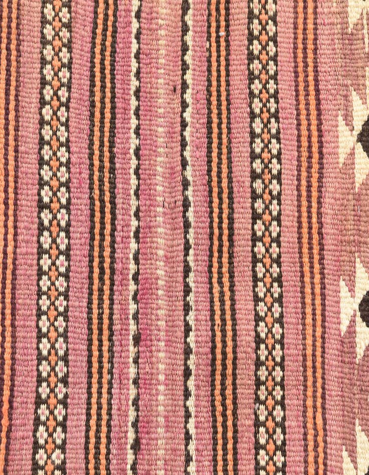Detail image of 3' 2 x 4' 9  Hand Woven Kilim Modern Wool Rug