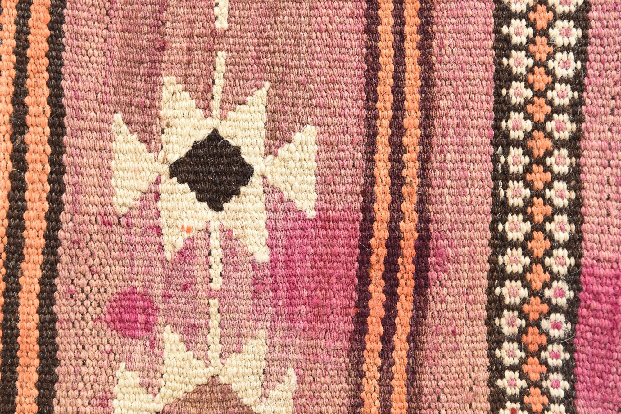 3' 2 x 4' 9 Hand Woven Kilim Modern Wool Rug