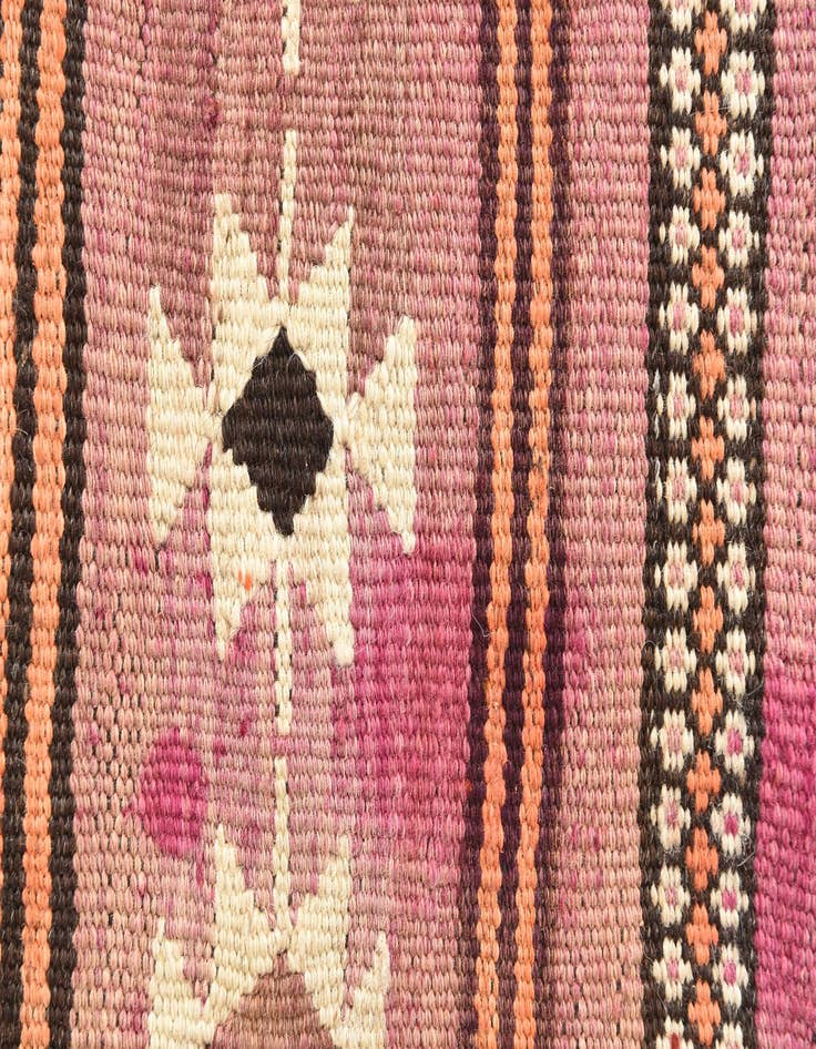 Detail image of 3' 2 x 4' 9  Hand Woven Kilim Modern Wool Rug