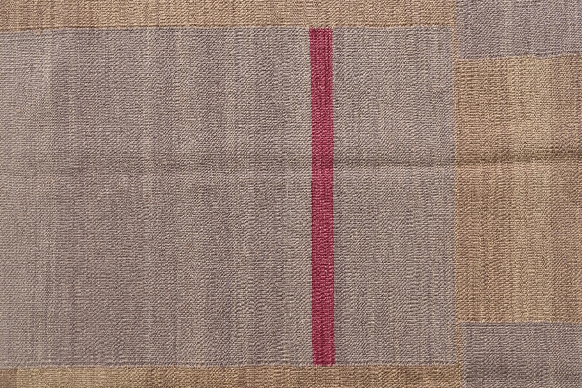 4' 1 x 6' Hand Woven Kilim Modern Wool Rug