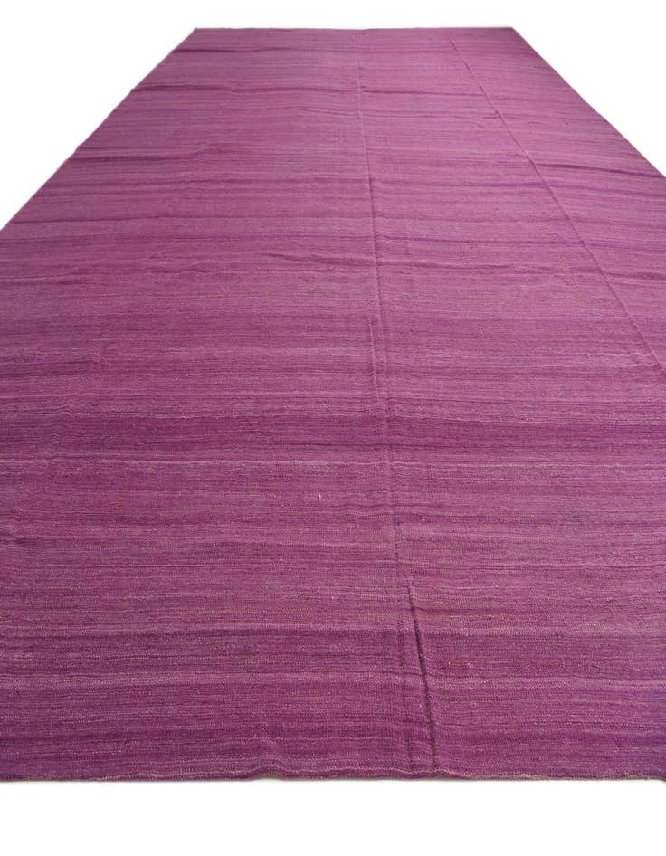 Detail image of 13' 9 x 19' 7 Hand Woven Kilim Modern Wool Rug