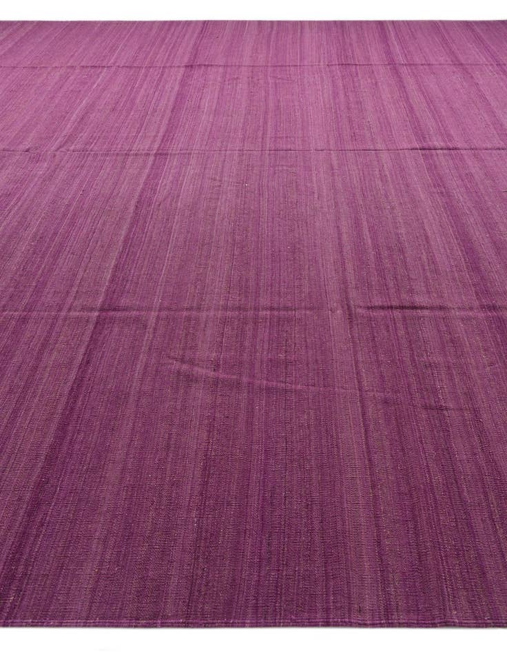 Detail image of 13' 9 x 19' 7 Hand Woven Kilim Modern Wool Rug