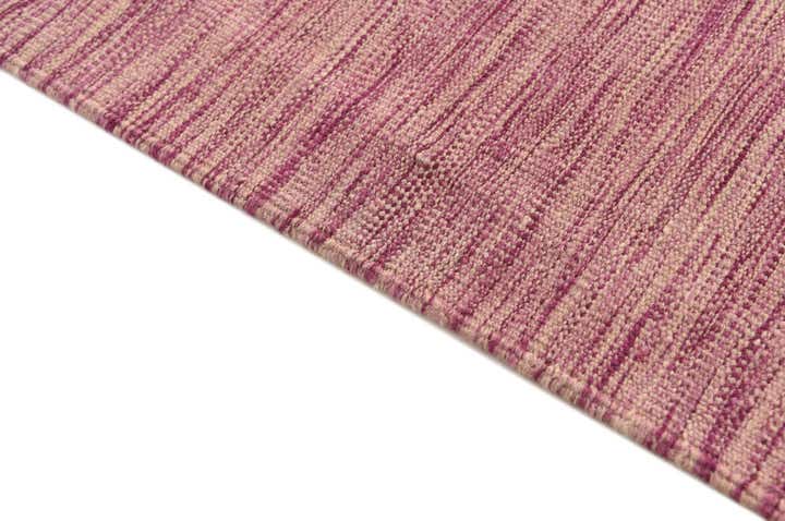 4' 1 x 6' 7 Hand Woven Kilim Modern Wool Rug