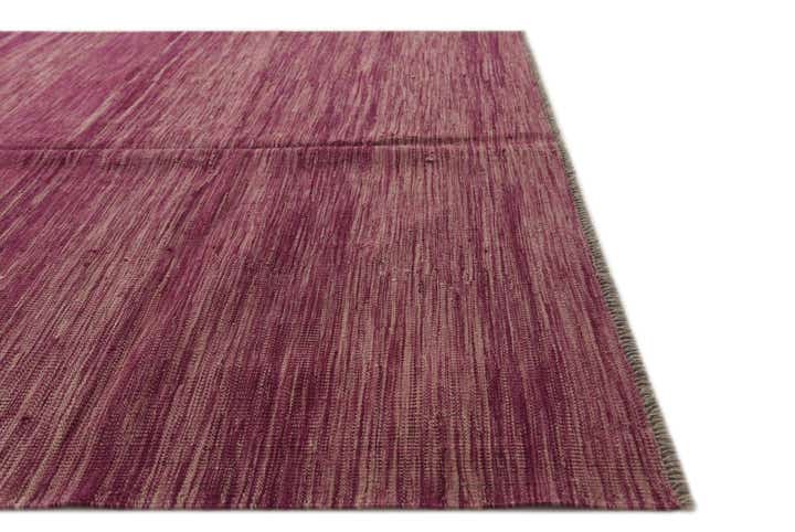 5' 1 x 6' 7 Hand Woven Kilim Modern Wool Rug
