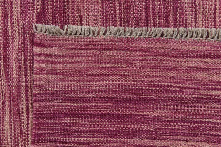 5' 1 x 6' 7 Hand Woven Kilim Modern Wool Rug