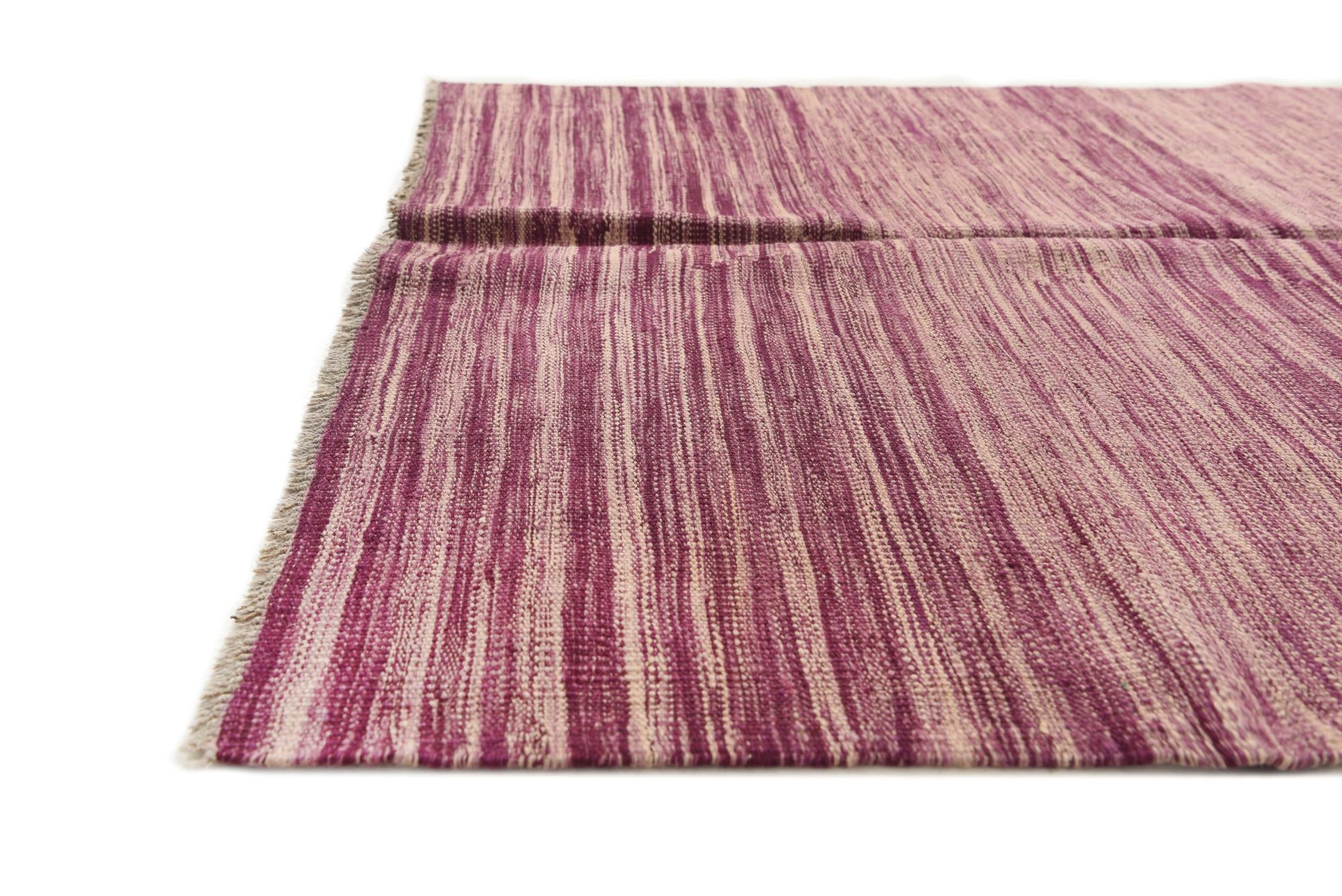 3' 10 x 5' 10 Hand Woven Kilim Modern Wool Rug