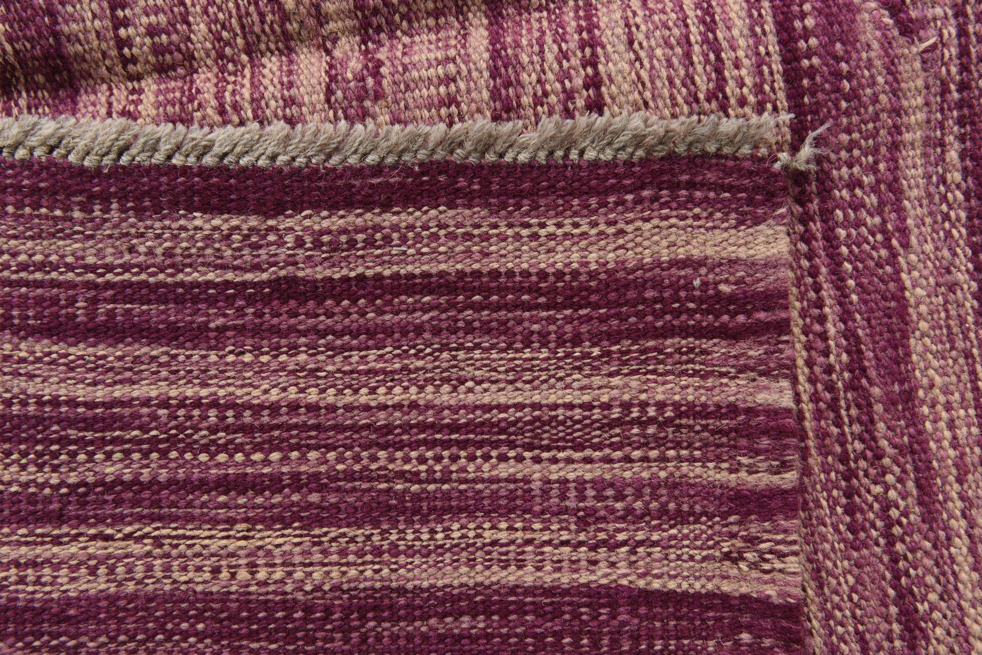 3' 10 x 5' 10 Hand Woven Kilim Modern Wool Rug