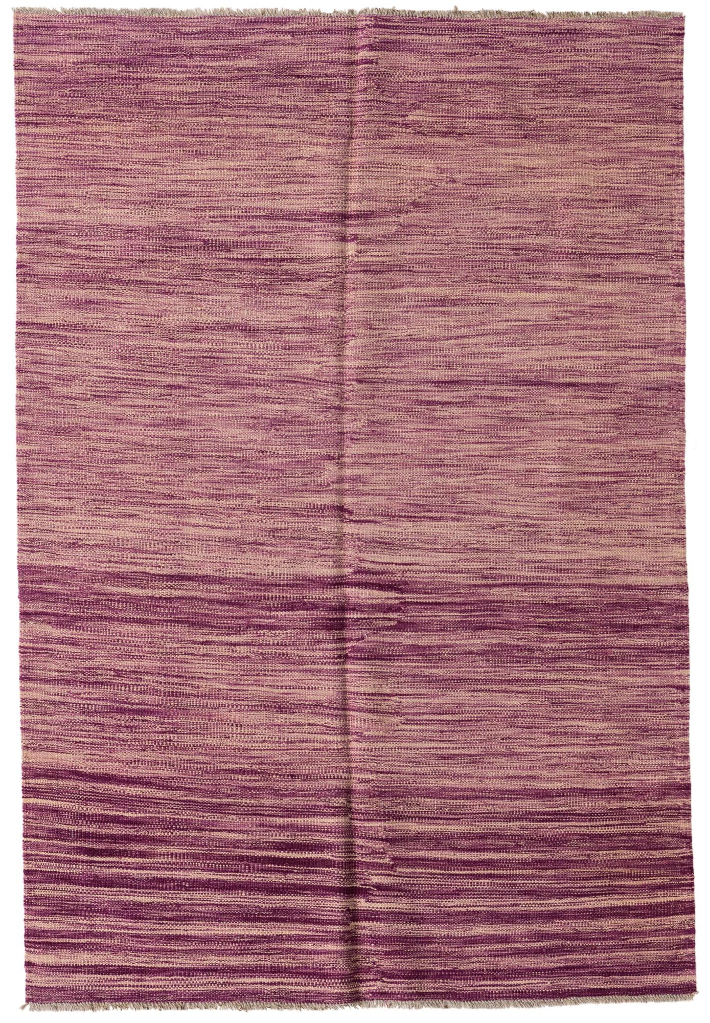 3' 10 x 5' 10 Hand Woven Kilim Modern Wool Rug