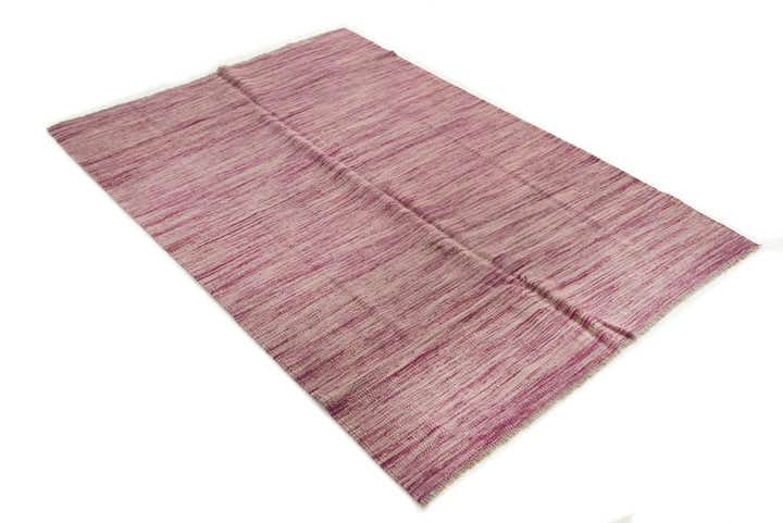 3' 11 x 5' 8 Hand Woven Kilim Modern Wool Rug