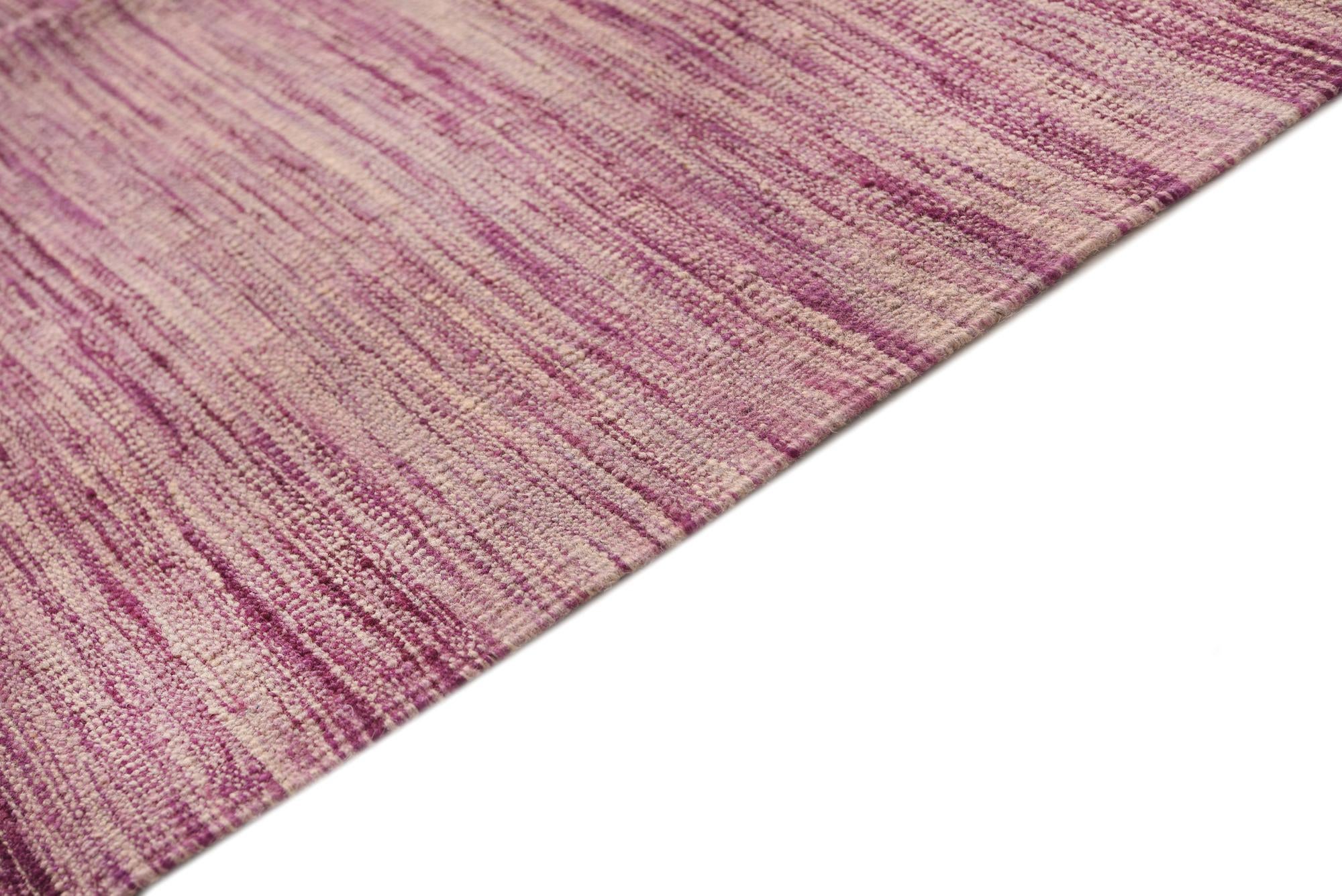 3' 11 x 5' 8 Hand Woven Kilim Modern Wool Rug