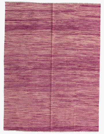 5' x 6' 6 Hand Woven Kilim Modern Wool Rug