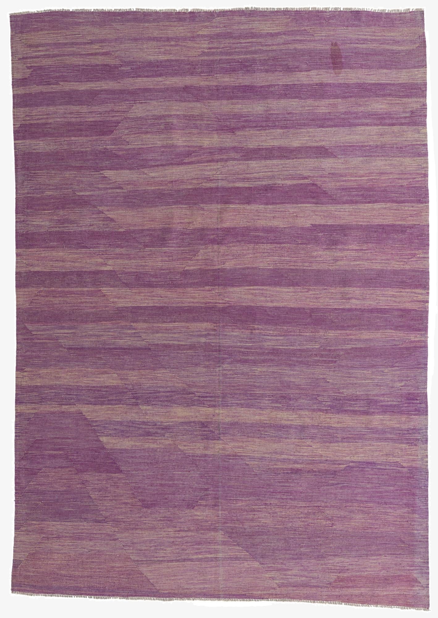 6' 10 x 9' 9  Hand Woven Kilim Modern Wool Rug