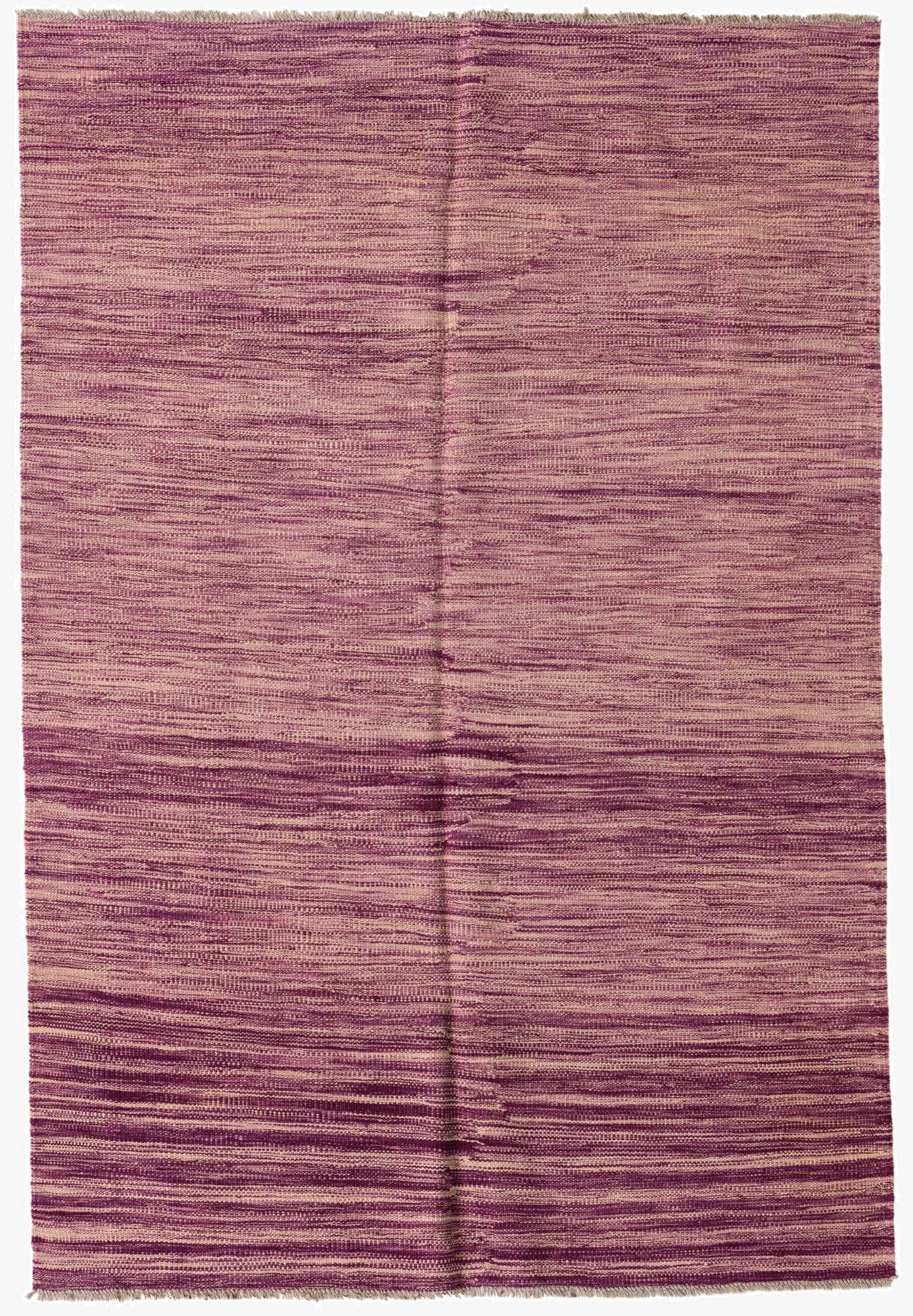 3' 10 x 5' 10  Hand Woven Kilim Modern Wool Rug