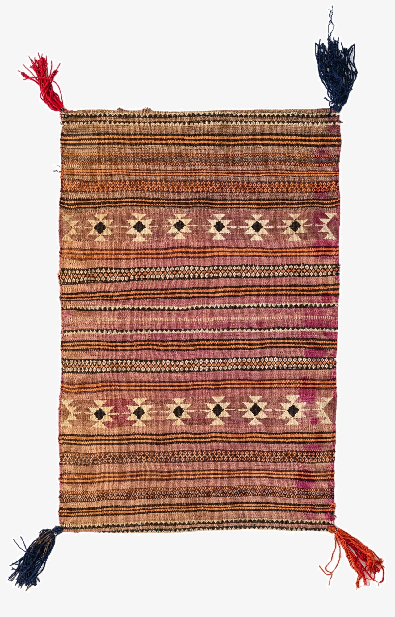 3' 2 x 4' 9  Hand Woven Kilim Modern Wool Rug