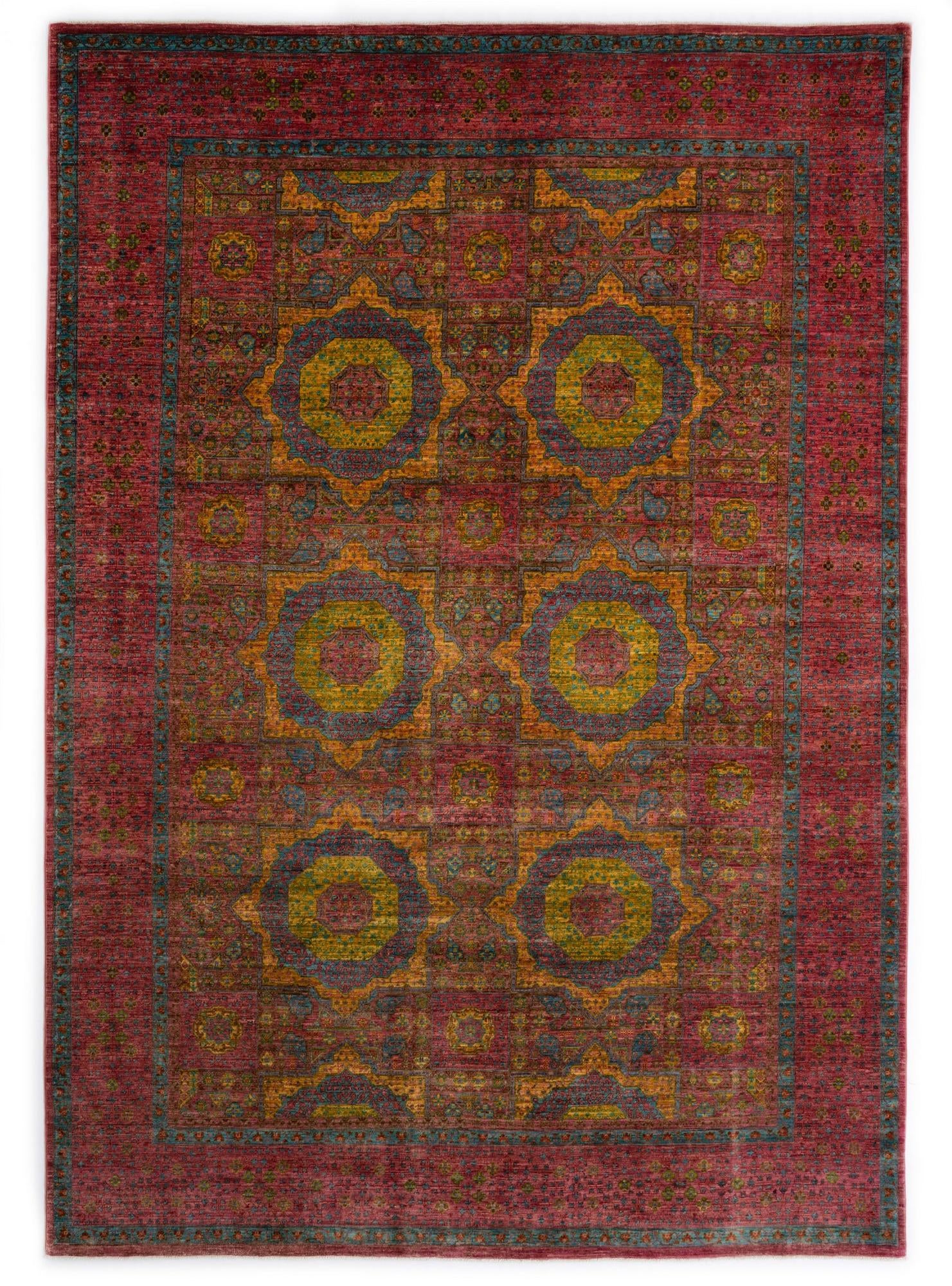 8' 2 x 11' 5 Mamluk Wool Rug