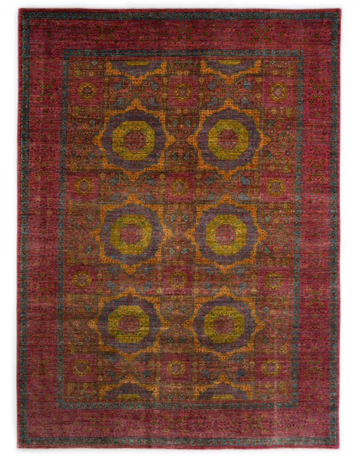 Detail image of 8' 2 x 11' 5 Mamluk Wool Rug