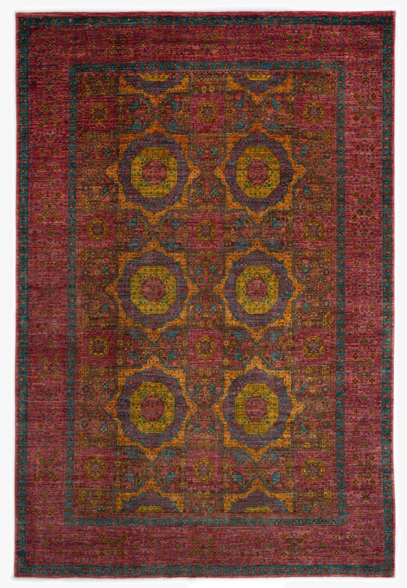 8' x 11' 11 Mamluk Wool Rug