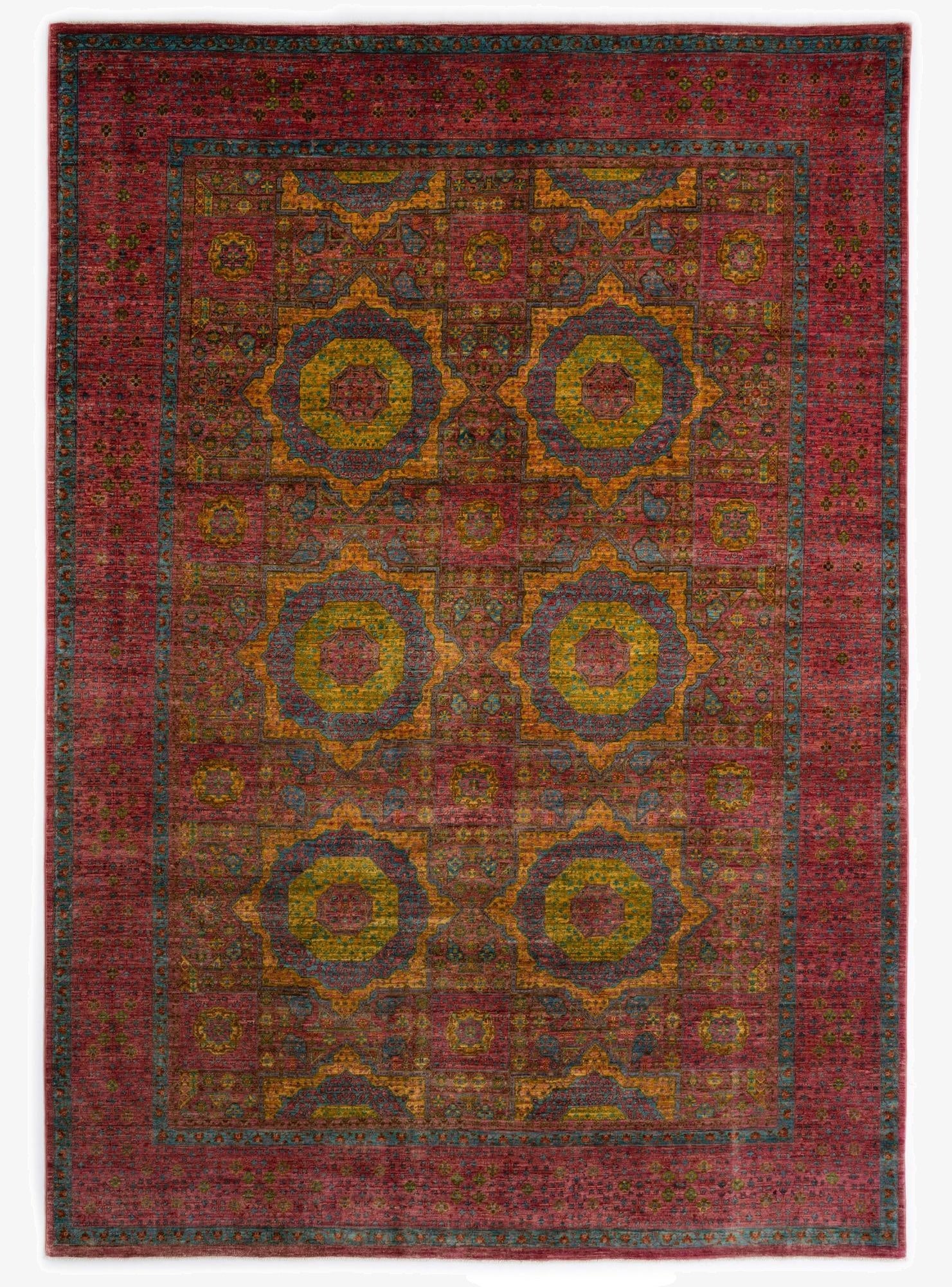 8' 2 x 11' 5 Mamluk Wool Rug