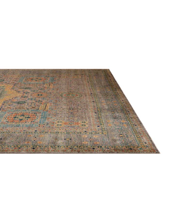 12' 6 x 16' 10 Hand Knotted Mamluk Ziegler Oriental Rug