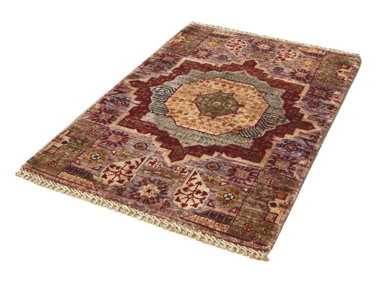 Detail image of 2' 1 x 3' 1 Hand Knotted Mamluk Ziegler Rug