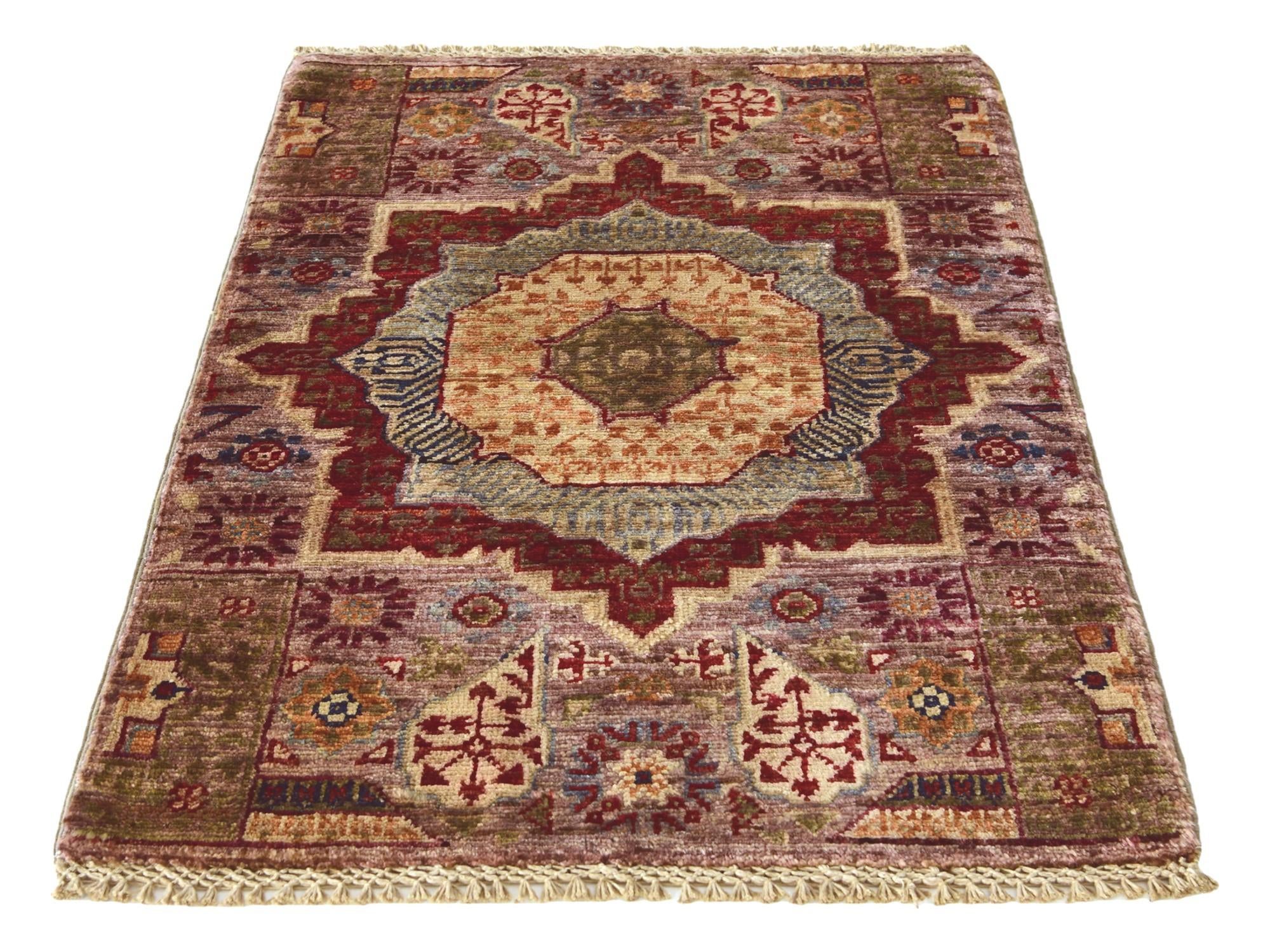 2' 1 x 3' 1 Hand Knotted Mamluk Ziegler Rug