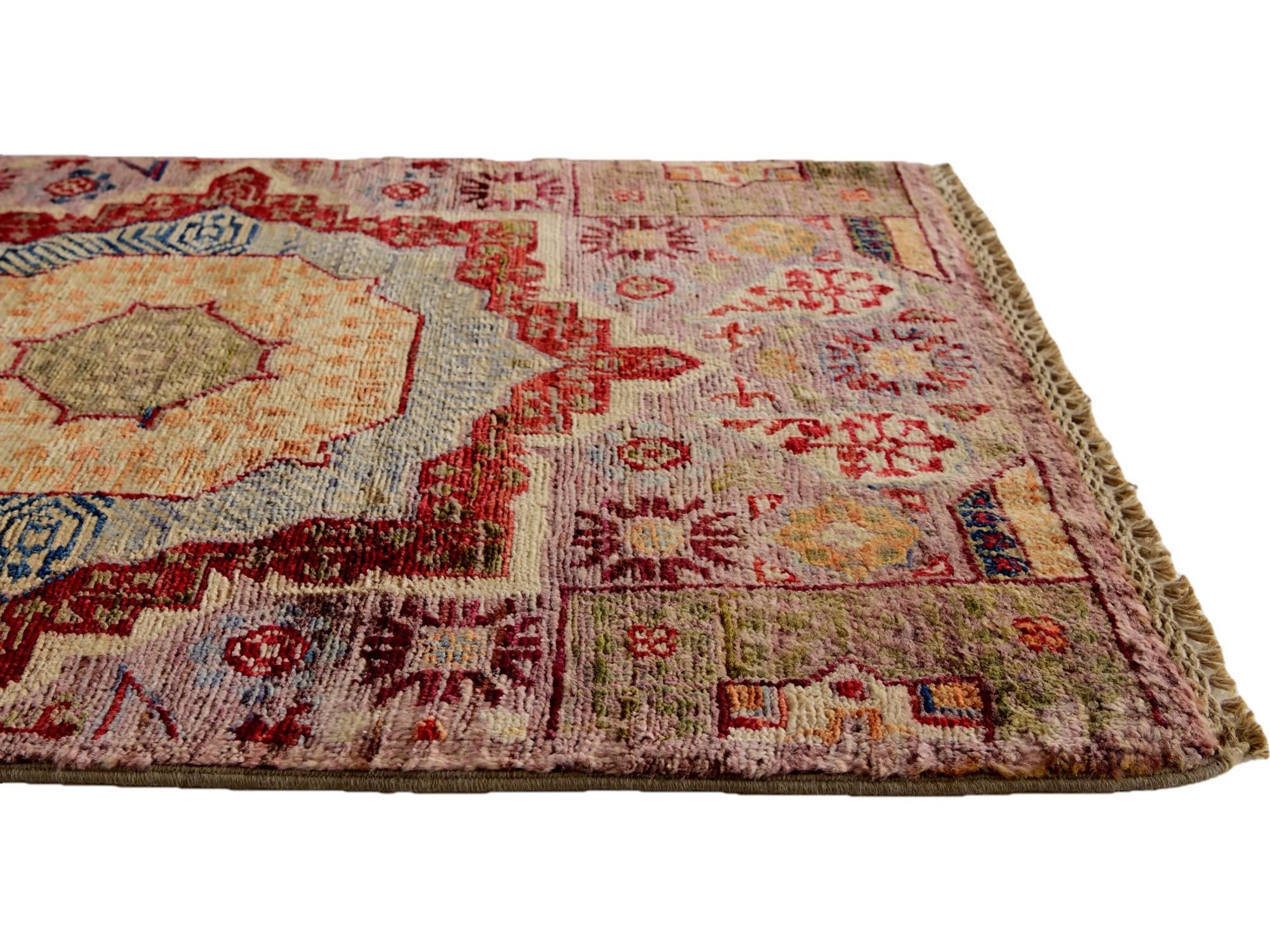 2' 1 x 3' 1 Hand Knotted Mamluk Ziegler Rug