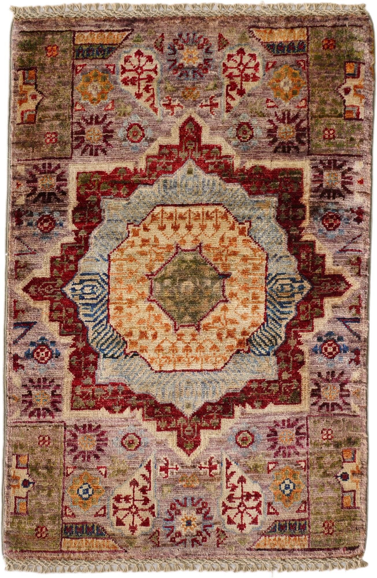 2' 1 x 3' 1 Hand Knotted Mamluk Ziegler Rug