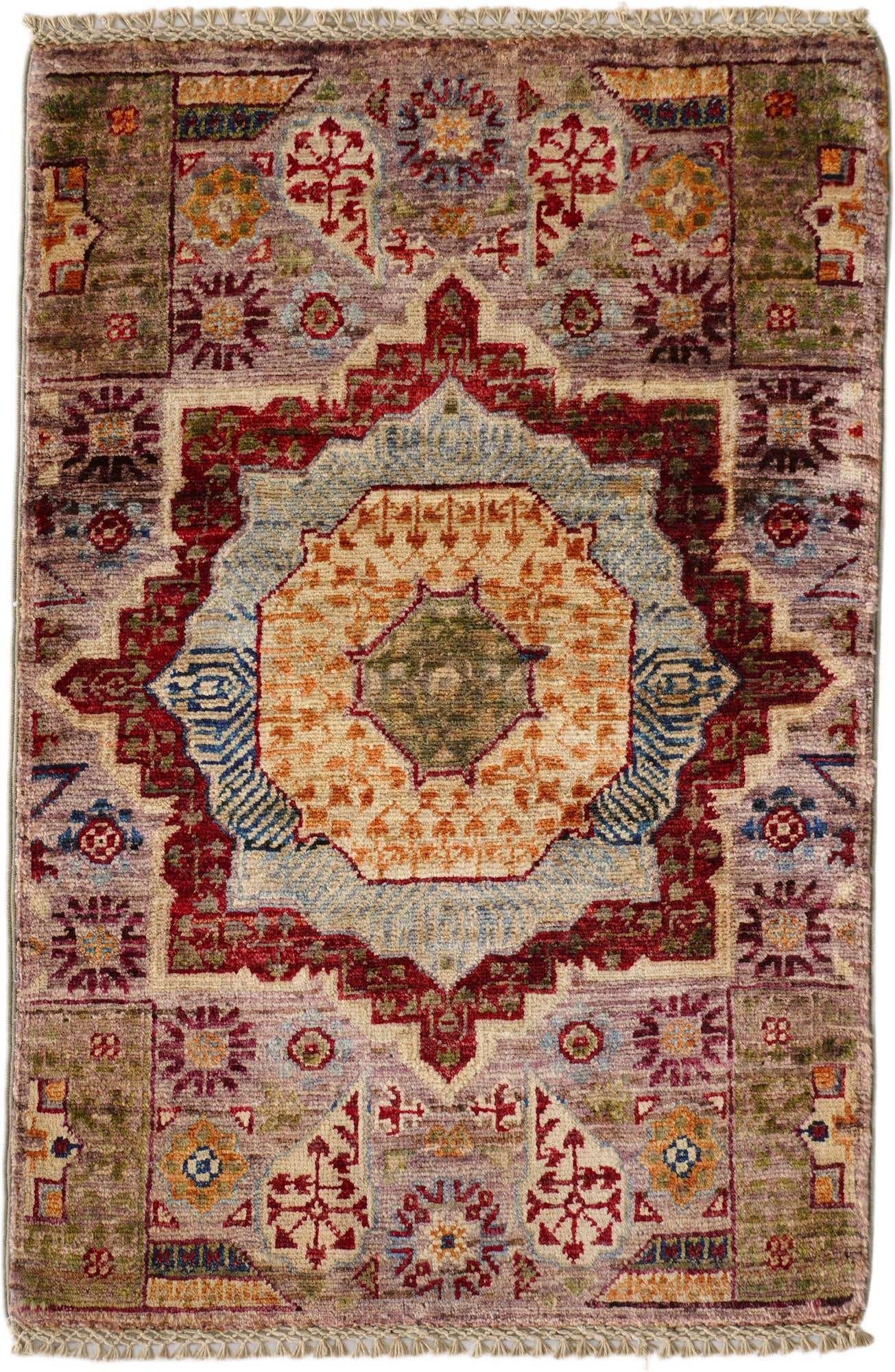 2' 1 x 3' 1 Hand Knotted Mamluk Ziegler Rug