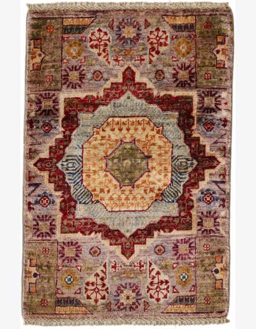 2' 1 x 3' 1 Hand Knotted Mamluk Ziegler Rug