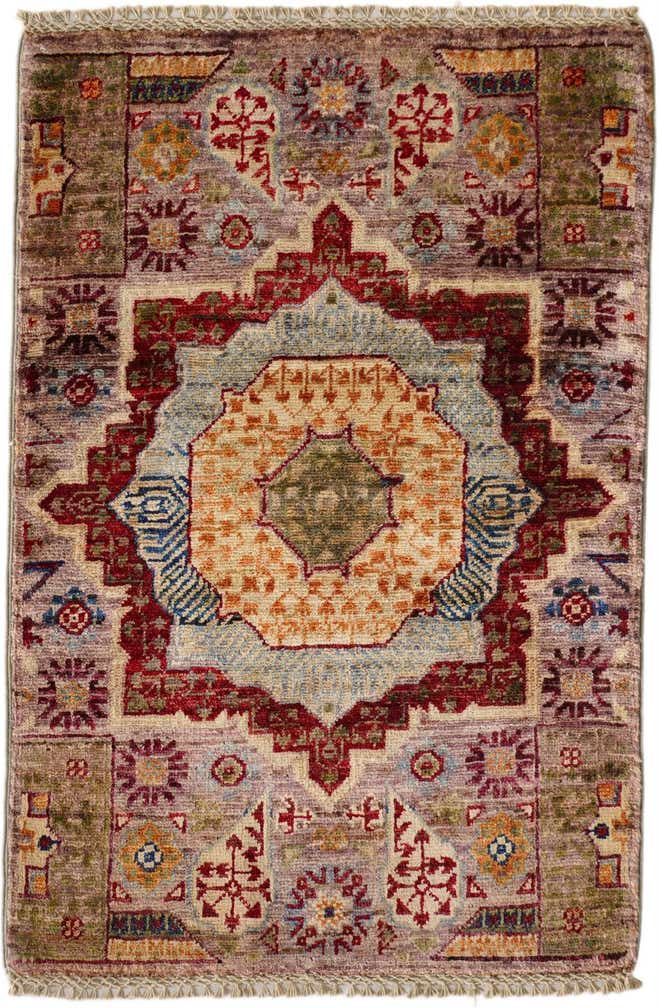 2' 1 x 3' 1 Hand Knotted Mamluk Ziegler Rug