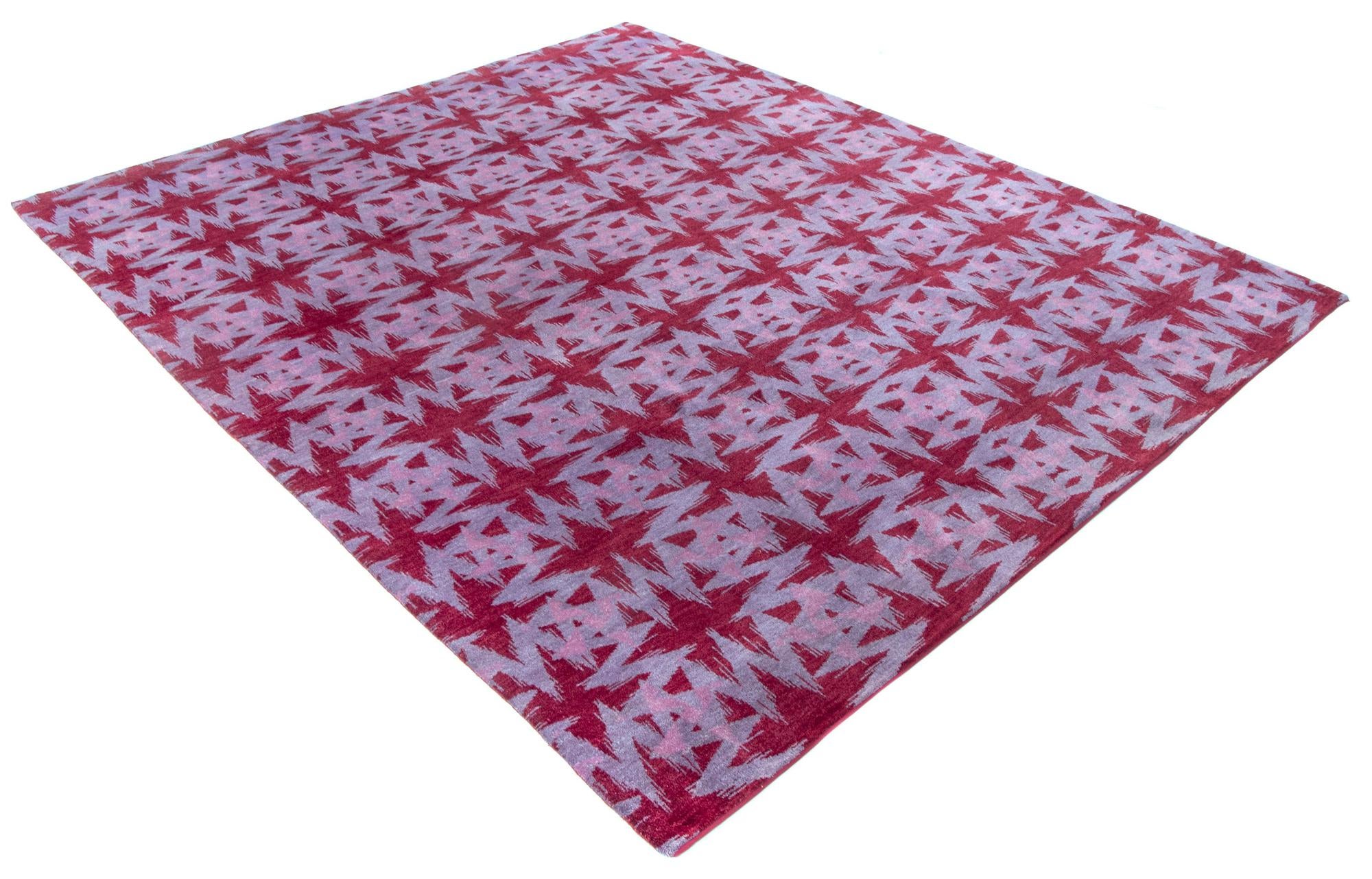 8' 4 x 10' Modern Manshu Wool Rug