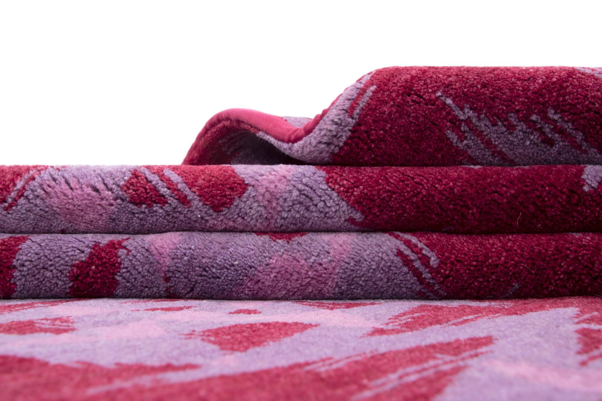 8' 4 x 10' Modern Manshu Wool Rug