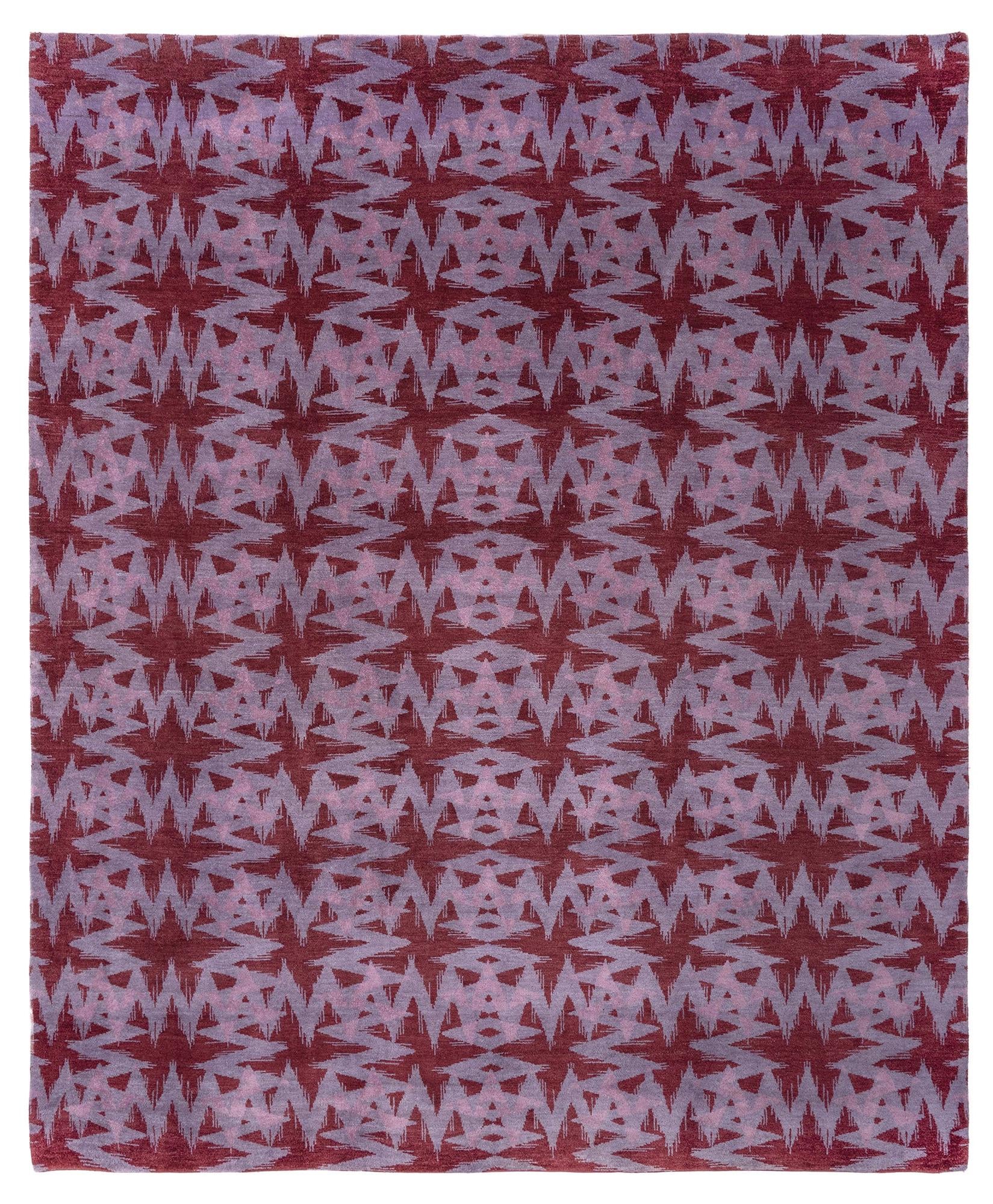 8' 4 x 10' Modern Manshu Wool Rug