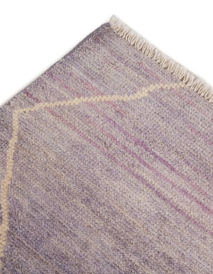 Detail image of 5' 7 x 8'  Hand Knotted Moroccan Wool Rug